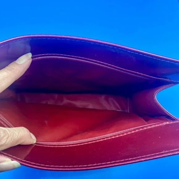 Christian Dior Parfums Hypnotic Poison Metallic Red Vintage Toiletry Bag Dior - Picture 7 of 8